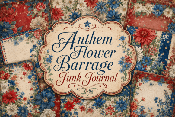 Anthem Flower Barrage Junk Journal Kit