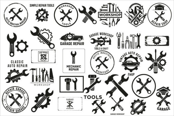 Classic Garage Workshop Sign Design: A Timeless Touch for Every Workshop Space