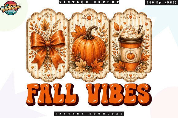 Cozy Fall Vibes Pumpkin Coffee PNG: A Must-Have Design for Autumn Lovers