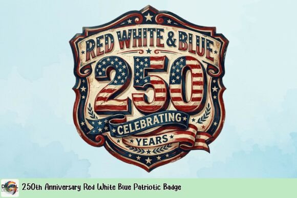 Designing for the Bicentennial: The Impact of the 250th Anniversary Red White Blue Patriotic Badge