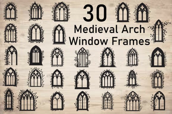 Exploring Gothic Elegance: The Artistry of Medieval Arch Window Frames