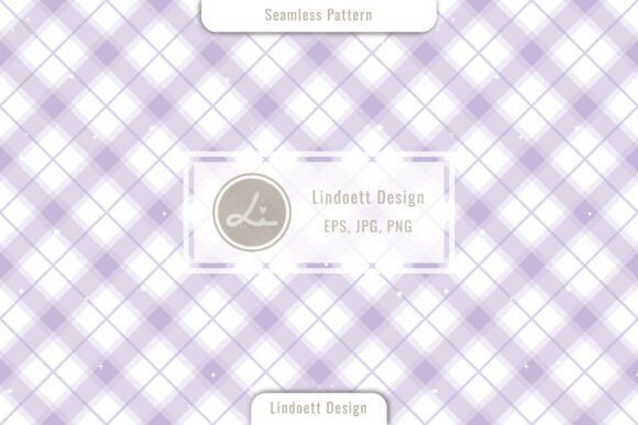 Exploring the Charm of a Soft Light Purple Gingham Seamless Pattern