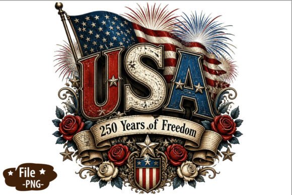 USA 250 Years of Freedom PNG: A Timeless Tribute to American Spirit
