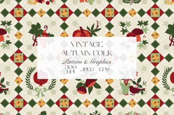 Vintage Autumn Folk Pattern: Strategic Design for Seasonal Creativity