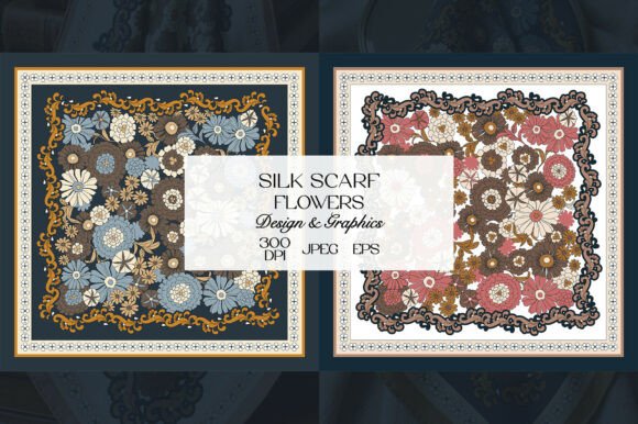 Vintage Floral Silk Scarf Bundle: A Strategic Design Resource for Creatives and Brands